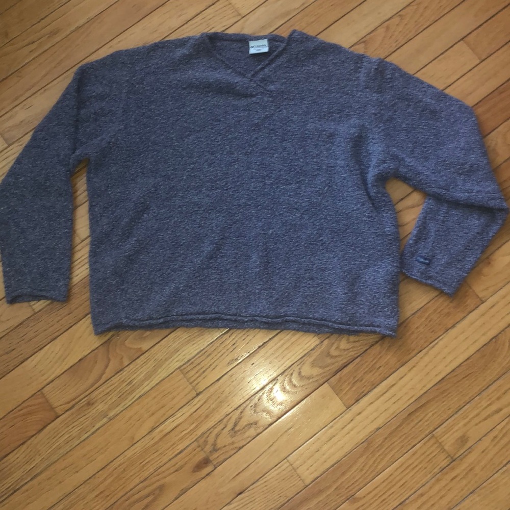 Purple Columbia Sweater Crop Top